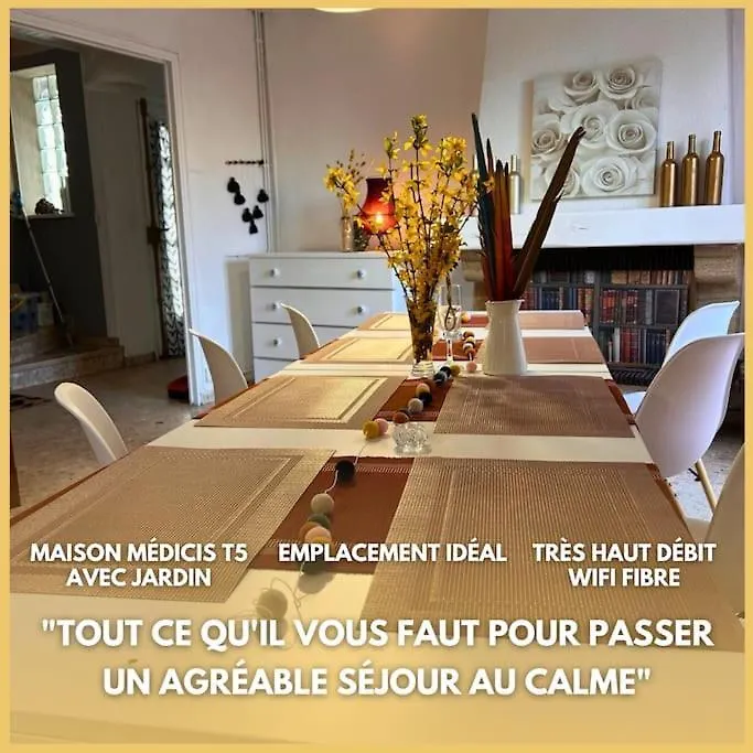 Maison Medicis - T5 Spacieuse Et Calme En Ville - Emplacement Ideal 圖盧茲